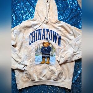 Chinatown teddy bear hoodie